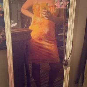 Floral patterned California Concept Dress